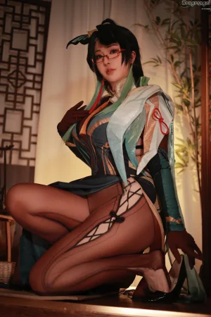 小容仔咕咕咕w《闲云》主题写真：40张全套美图