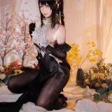樱落酱w《碧蓝航线 镇海潋滟水色》主题写真：32张全套美图