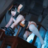 樱落酱w《碧蓝航线 华甲僵尸》主题写真：38张全套美图