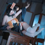 樱落酱w《碧蓝航线 华甲僵尸》主题写真：38张全套美图