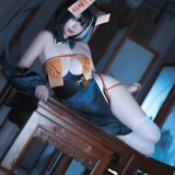 樱落酱w《碧蓝航线 华甲僵尸》主题写真：38张全套美图