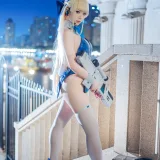 樱落酱w《蔚蓝档案 toki兔女郎》主题写真：32张全套美图