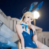 樱落酱w《蔚蓝档案 toki兔女郎》主题写真：32张全套美图