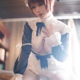 樱落酱w《屑屑女仆长》主题写真：28张全套美图