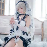 樱落酱w《碧蓝航线 可畏礼服》主题写真：20张全套美图