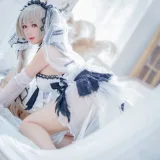 樱落酱w《碧蓝航线 可畏礼服》主题写真：20张全套美图