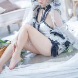 樱落酱w《碧蓝航线 可畏礼服》主题写真：20张全套美图