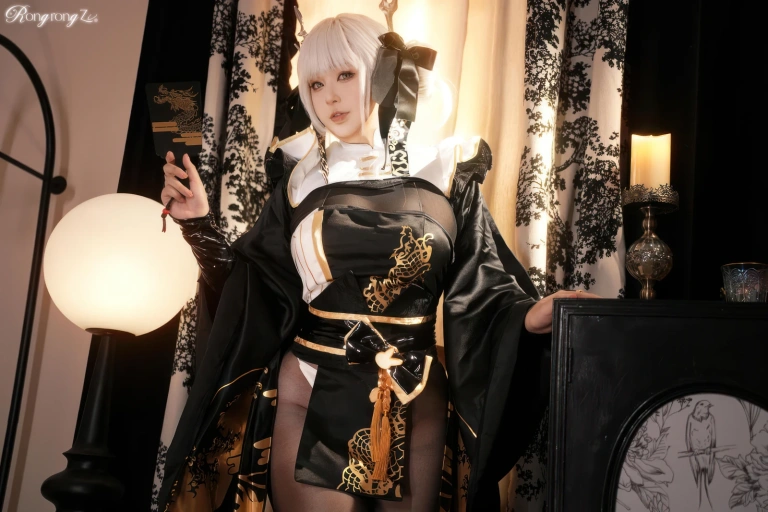 小容仔咕咕咕w《NIKKE胜利女神 布兰儿白兔》主题写真：45张全套美图