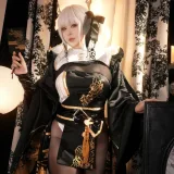 小容仔咕咕咕w《NIKKE胜利女神 布兰儿白兔》主题写真：45张全套美图