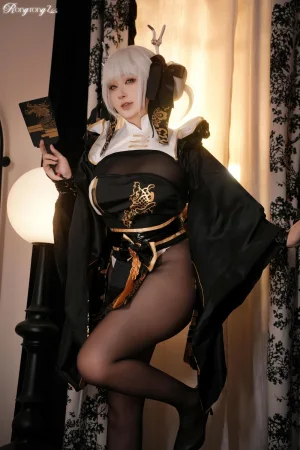 小容仔咕咕咕w《NIKKE胜利女神 布兰儿白兔》主题写真：45张全套美图