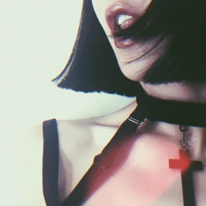 眼酱大魔王w《项圈身体局部》主题写真：7张全套美图