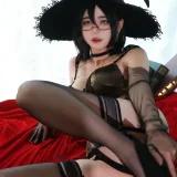 眼酱大魔王w《御姉感の魔女様》主题写真：18张全套美图