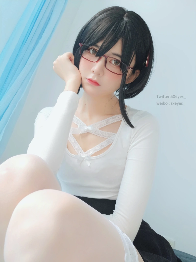 眼酱大魔王w《VOL.13 白蕾丝真空》主题写真：27张全套美图