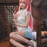 w百合欧皇子w《小玉旗袍》主题写真：20张全套美图