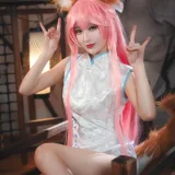 w百合欧皇子w《小玉旗袍》主题写真：20张全套美图