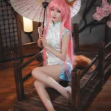w百合欧皇子w《小玉旗袍》主题写真：20张全套美图