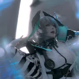 w百合欧皇子w《霍尔海雅》主题写真：18张全套美图