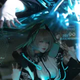 w百合欧皇子w《霍尔海雅》主题写真：18张全套美图