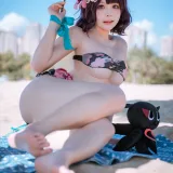 w百合欧皇子w《沙滩》主题写真：21张全套美图
