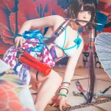 w百合欧皇子w《水着阿荣》主题写真：21张全套美图