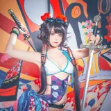 w百合欧皇子w《水着阿荣》主题写真：21张全套美图