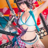 w百合欧皇子w《水着阿荣》主题写真：21张全套美图