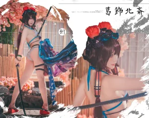 w百合欧皇子w《水着阿荣》主题写真：21张全套美图