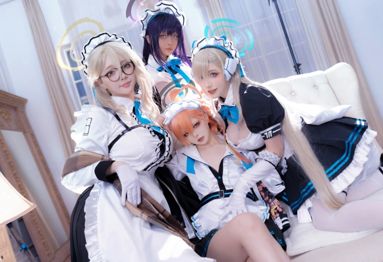 w百合欧皇子w《美甘妮露》主题写真：26张全套美图