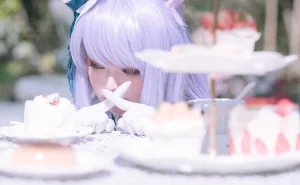 w百合欧皇子w《目白麦昆决胜服》主题写真：18张全套美图