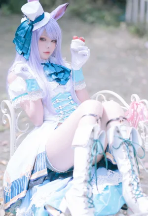 w百合欧皇子w《目白麦昆决胜服》主题写真：18张全套美图
