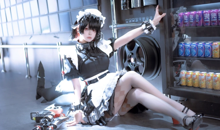 w百合欧皇子w《艾莲·乔》主题写真：12张全套美图
