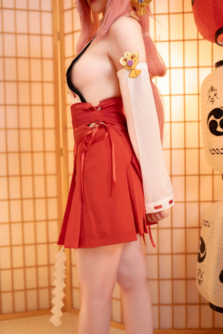bangni邦尼《八重神子》主题写真：99张全套美图