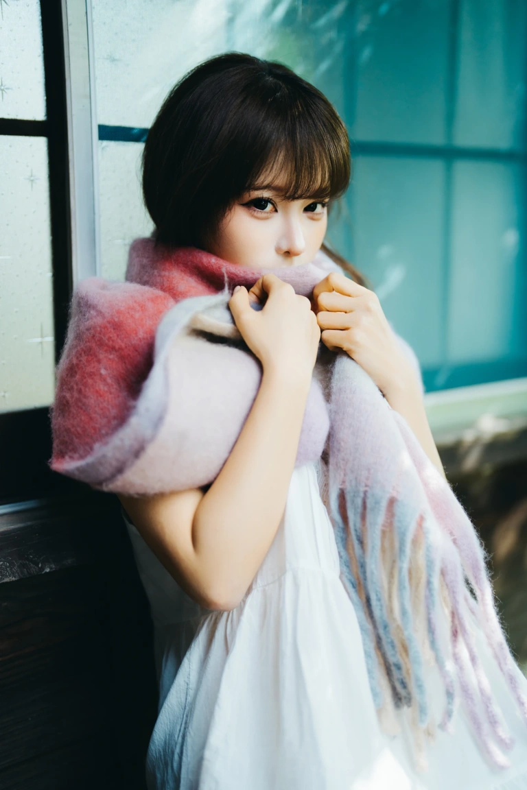 蠢沫沫《冬日》主题写真：32张全套美图