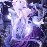 蠢沫沫《崩坏星穹铁道遐蝶》主题写真：12张全套美图