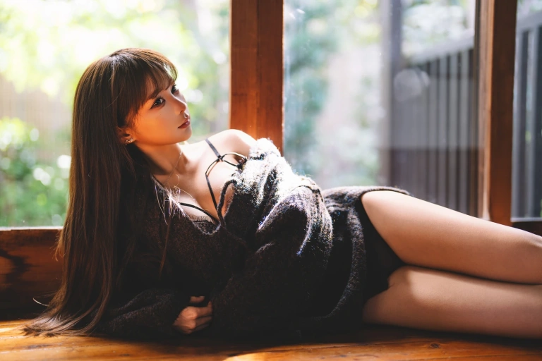 蠢沫沫《橘子》主题写真：30张全套美图