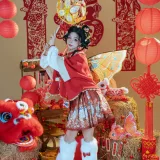 yuuhui玉汇kokuhui《ol03新春特辑醒狮少女》主题写真：131张全套美图，含2个视频