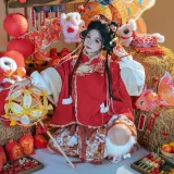 yuuhui玉汇kokuhui《ol03新春特辑醒狮少女》主题写真：131张全套美图，含2个视频