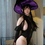 一只毛毛帽《魔女之夜》主题写真：105张全套美图，含2个视频