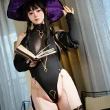 一只毛毛帽《魔女之夜》主题写真：105张全套美图，含2个视频