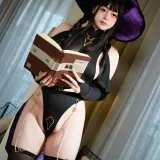 一只毛毛帽《魔女之夜》主题写真：105张全套美图，含2个视频