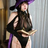 一只毛毛帽《魔女之夜》主题写真：105张全套美图，含2个视频