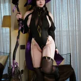 一只毛毛帽《魔女之夜》主题写真：105张全套美图，含2个视频