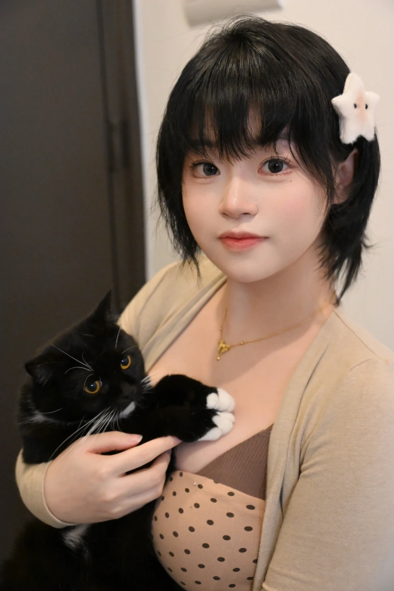 一只毛毛帽《年02月月票》主题写真：80张全套美图