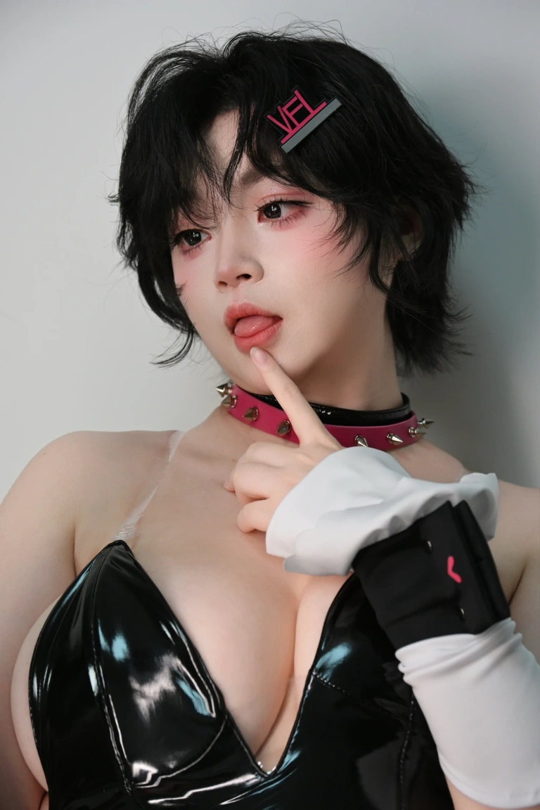 一只毛毛帽《粉色兔女郎》主题写真：89张全套美图