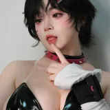 一只毛毛帽《粉色兔女郎》主题写真：89张全套美图