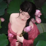 一只毛毛帽《年06月月票》主题写真：105张全套美图，含10个视频