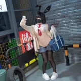 yiko湿润兔《年10月赛博逆jk提线木偶》主题写真：92张全套美图，含3个视频
