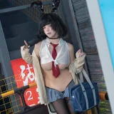 yiko湿润兔《年10月赛博逆jk提线木偶》主题写真：92张全套美图，含3个视频