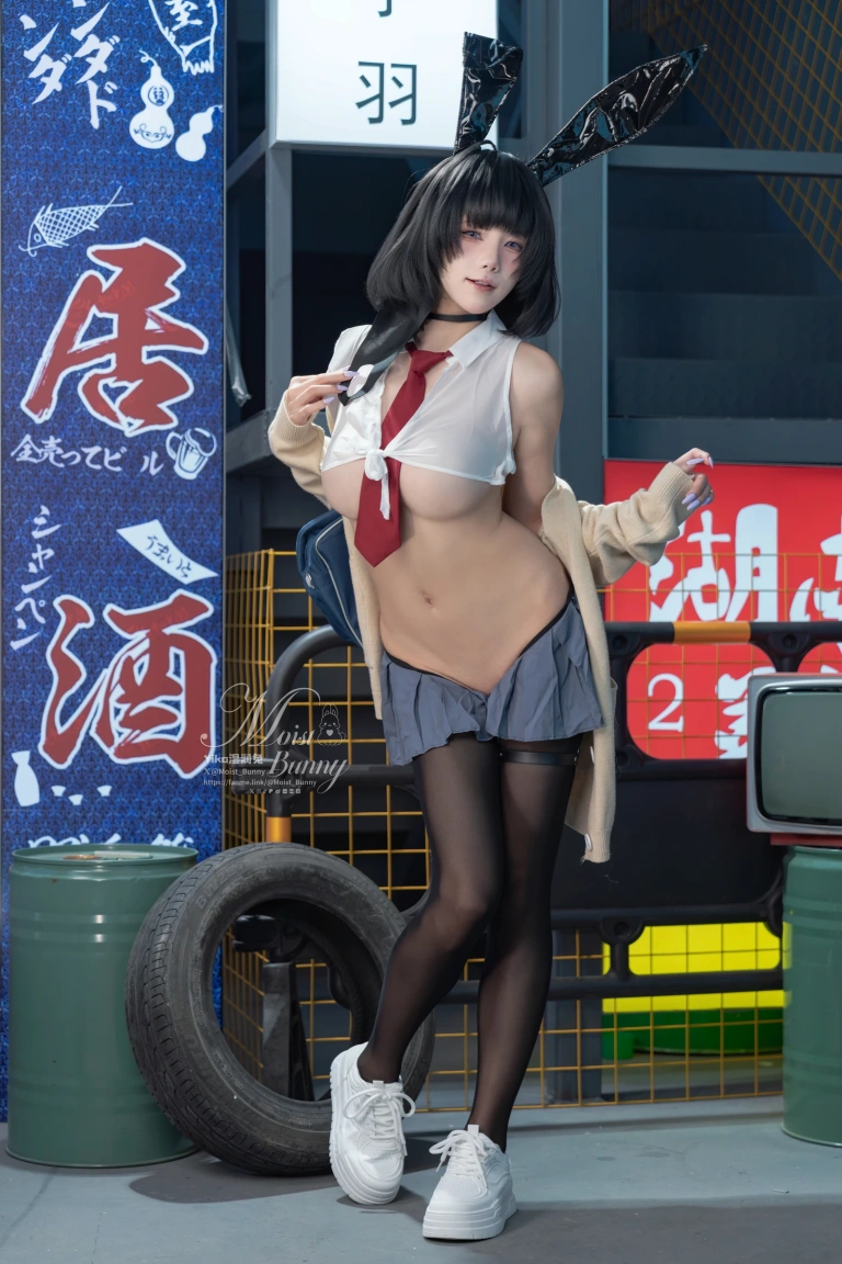 yiko湿润兔《年10月赛博逆jk提线木偶》主题写真：92张全套美图，含3个视频