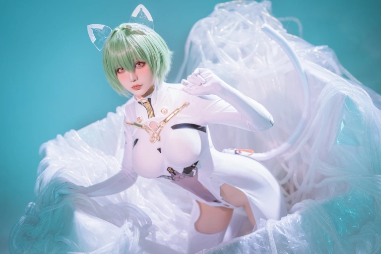 星之迟迟《年06月计划a碧蓝航线纳西莫夫》主题写真：34张全套美图